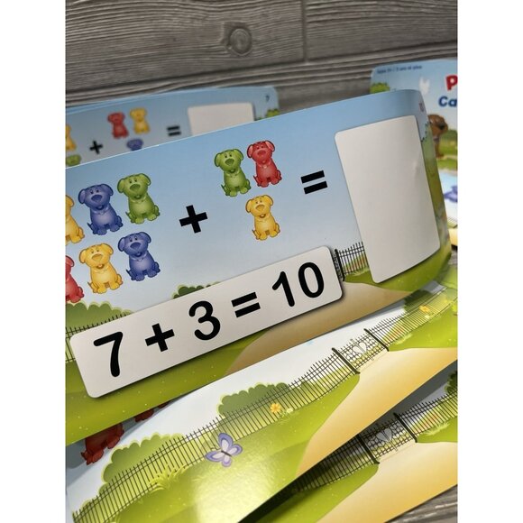 Scholastic Puppy Pals Counters & Cards Addition Patterns Educational Learning - Picture 6 of 6